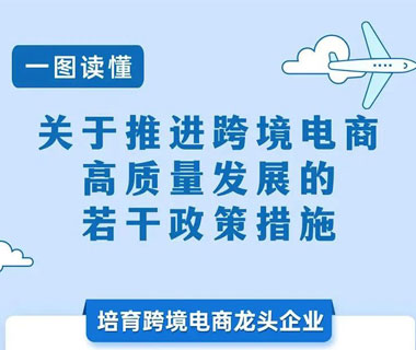 产业新利好！一图读懂广东关于推进跨境电商高质量发展的若干政策措施